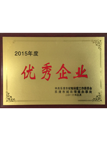 2015 excellent enterprise